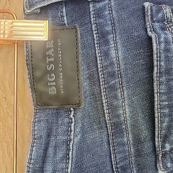 Big Star Vintage Remy Boot Stretch Jean Dark Wash Size 27 Long - Picture 8 of 9